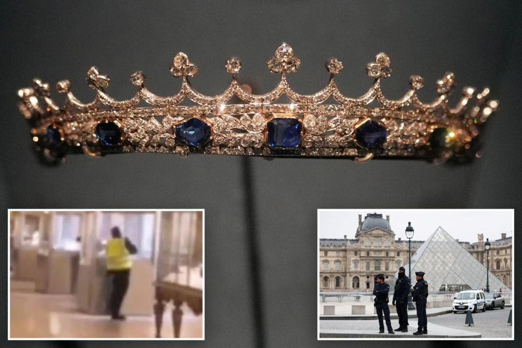 More glittering royal jewels displayed while Paris is still uneasy over Louvre robbery