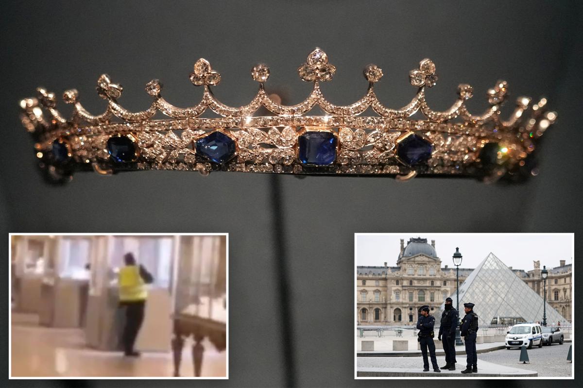 More glittering royal jewels displayed while Paris is still uneasy over Louvre robbery