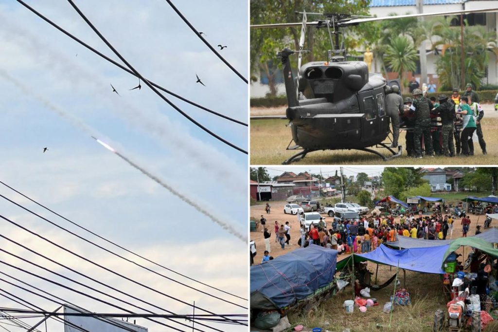 Thailand-Cambodia border fighting shows no sign of stopping, thousands displaced