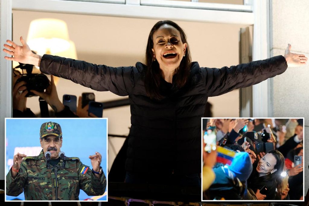 Venezuelan opposition leader Machado reappears in Norway after months in hiding