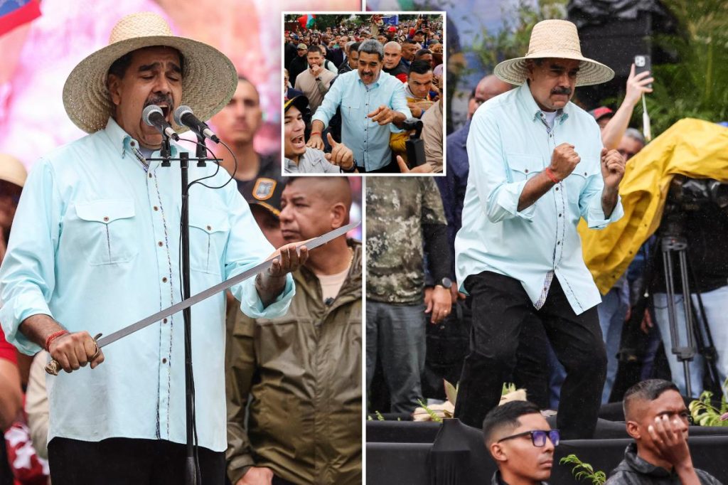 Venezuelan leader Nicolás Maduro sings, dances and threatens to ‘smash the teeth’ of the ‘North American empire’