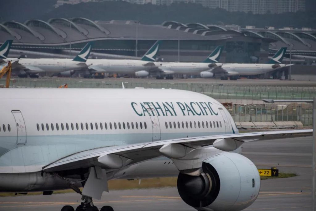 Cathay passenger arrested after trying to open door mid-flight from Boston to Hong Kong