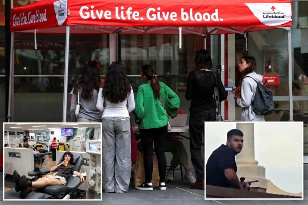 Blood banks overwhelmed with donations following Bondi shooting in Australia