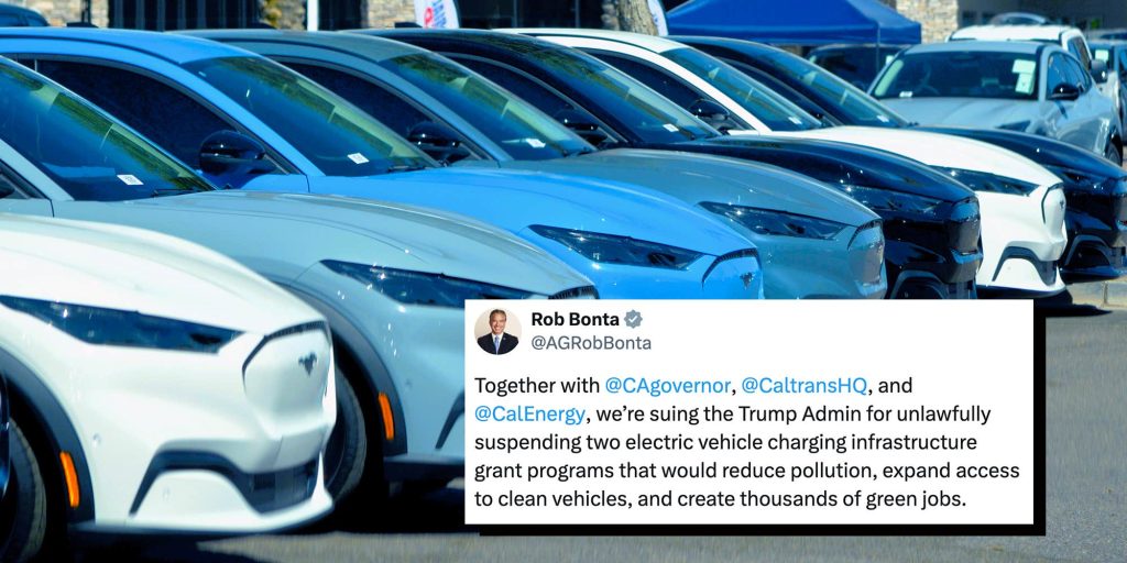 16 states are suing the Trump administration over freezing funds for electric vehicle programs: "We won't stand for it"