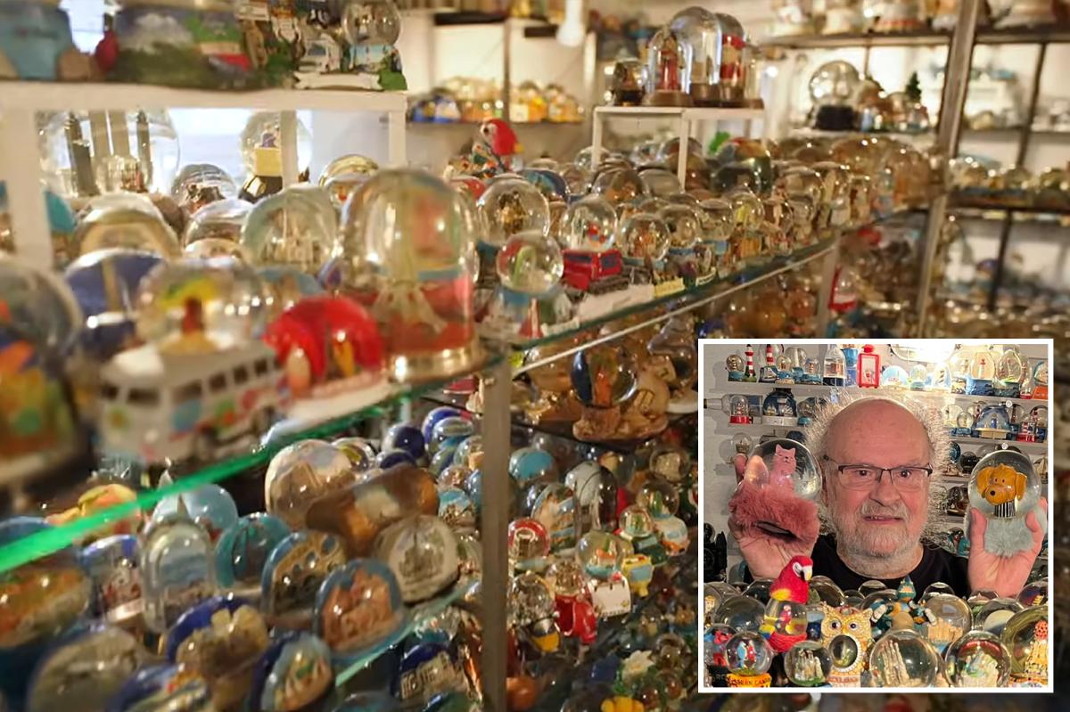 This man owns the world’s largest collection of snow globes