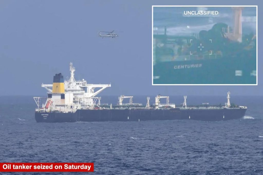 US military targeting third tanker off coast of Venezuela allegedly carrying black market oil