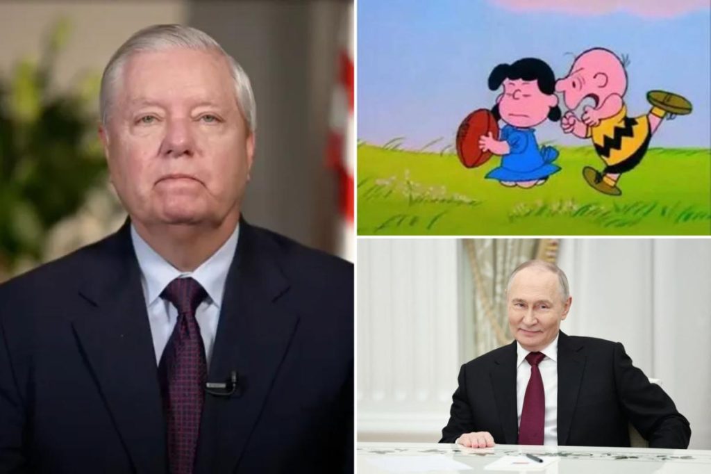 Lindsey Graham warns Trump that Putin is acting like ‘Lucy with the football’ in Ukraine talks