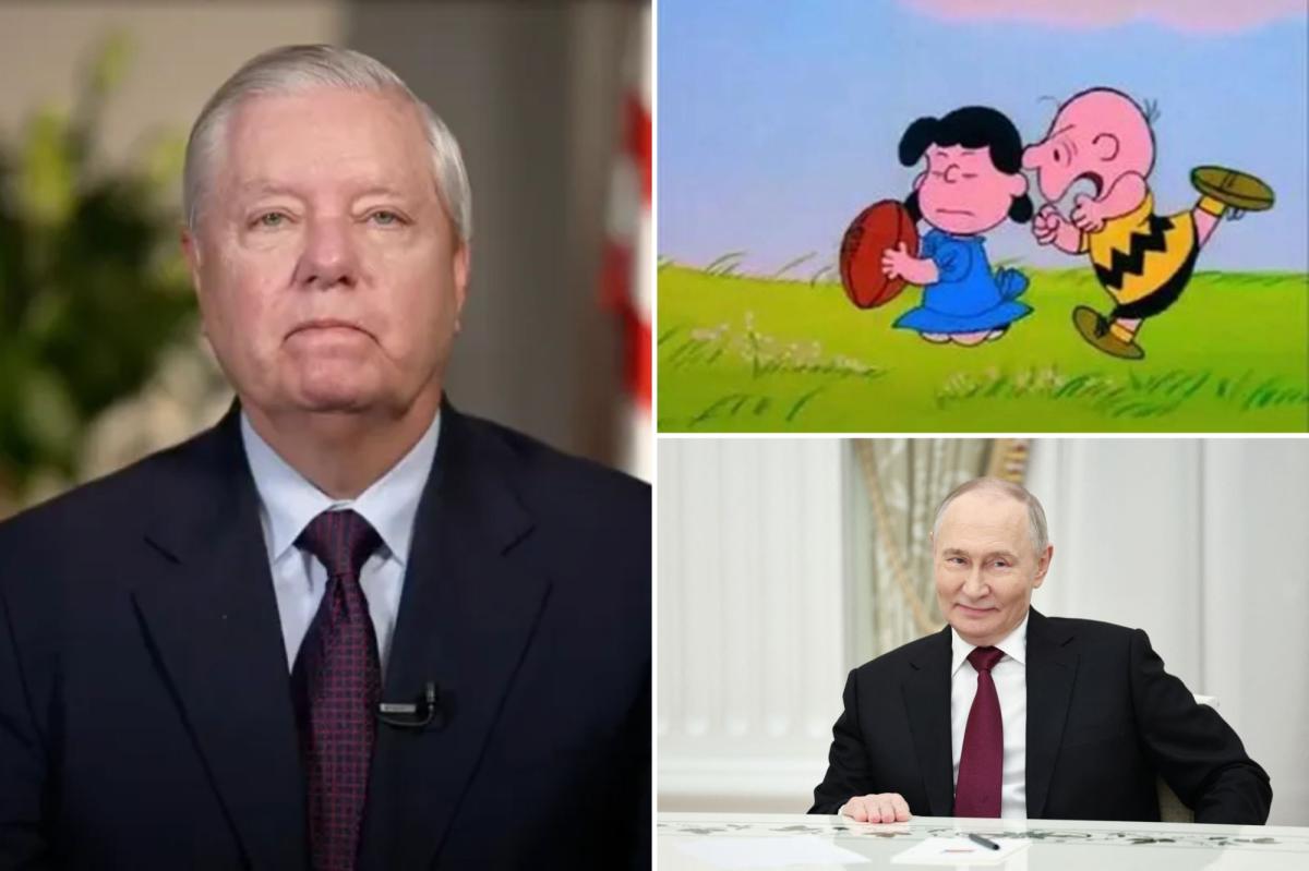 Lindsey Graham warns Trump that Putin is acting like ‘Lucy with the football’ in Ukraine talks