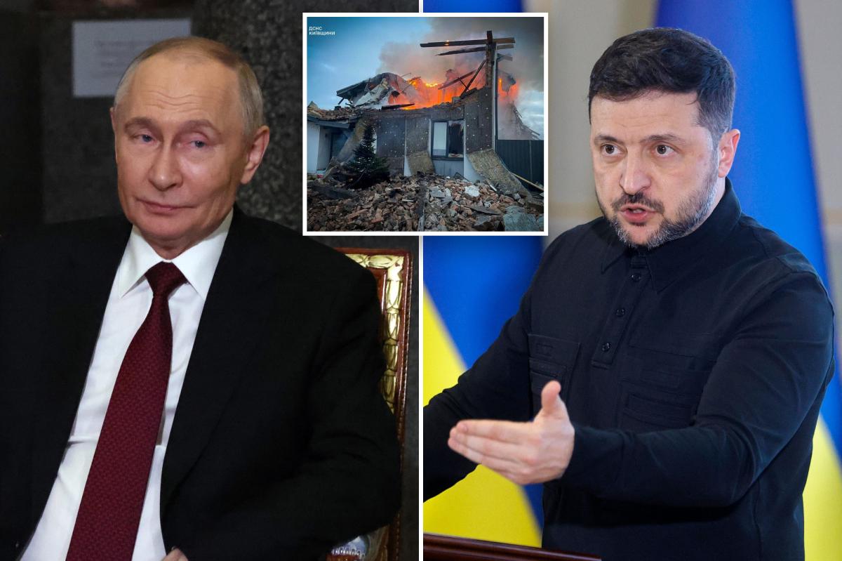 Zelensky warns Putin may be plotting Christmas strike on Kyiv as hopes for holiday miracle truce fade