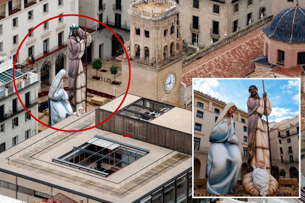 World’s largest nativity scene towers over city with record-breaking holy figures