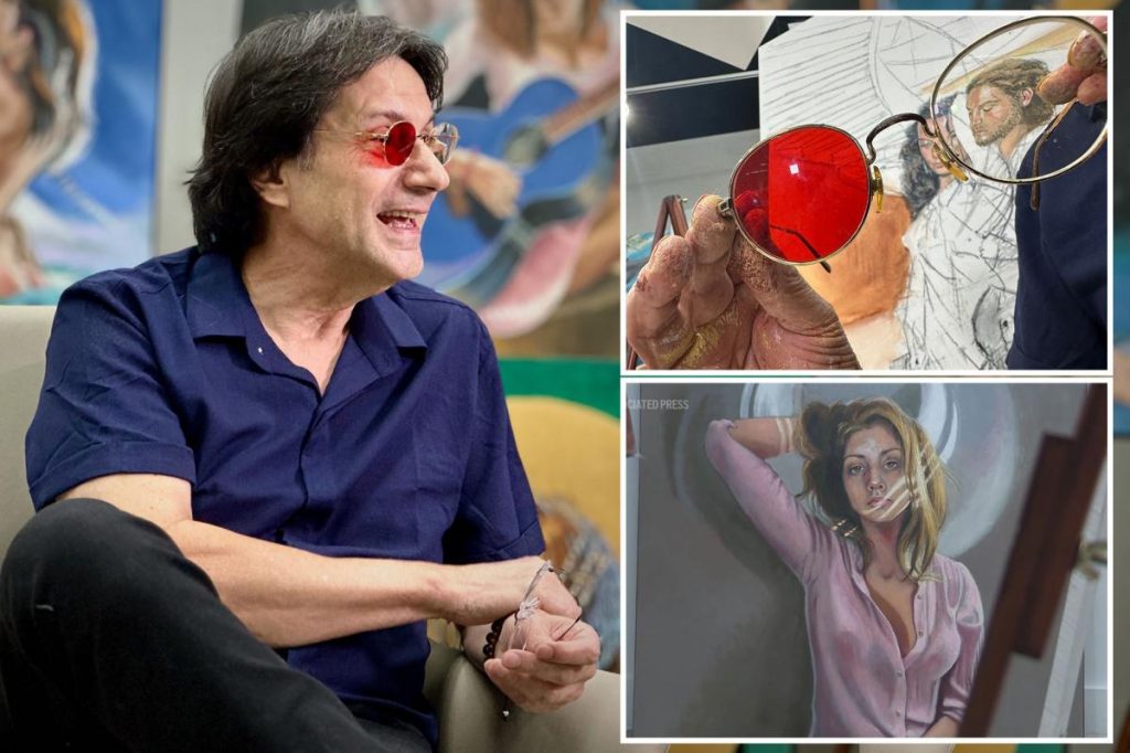 Here’s a look inside a Colombian artist’s journey as a colorblind painter