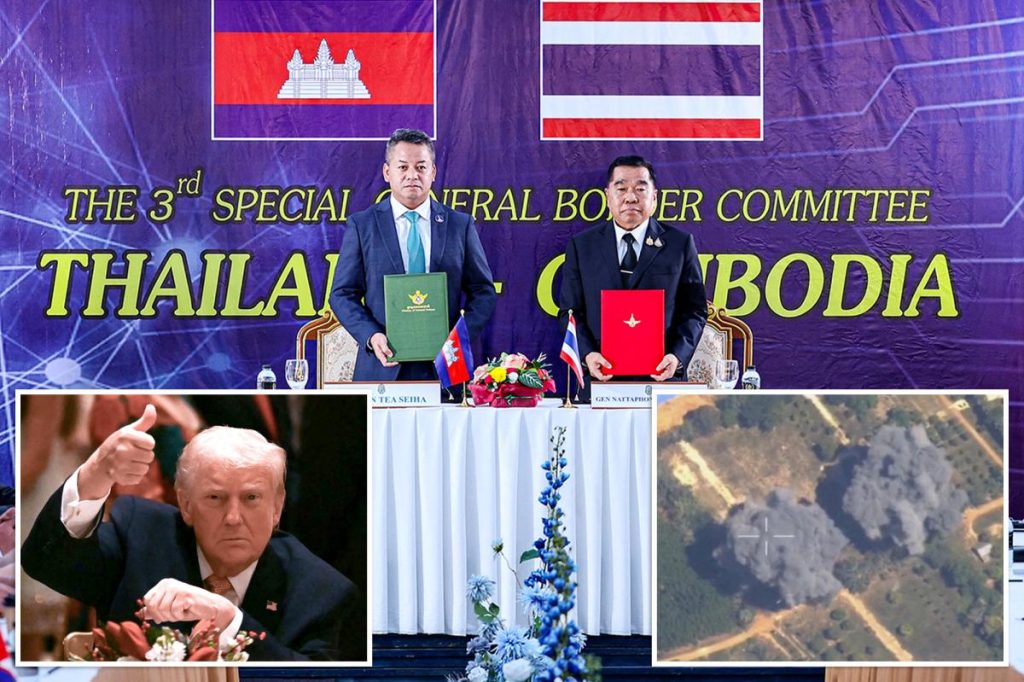 Trump declares cease-fire between Thailand and Cambodia again — and says US has become world’s peace-keeper