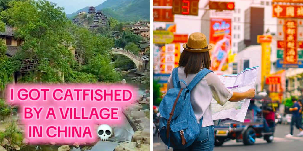 "A fake moon is diabolical": Traveler in China says they were "catfished" into vacationing at a theme village