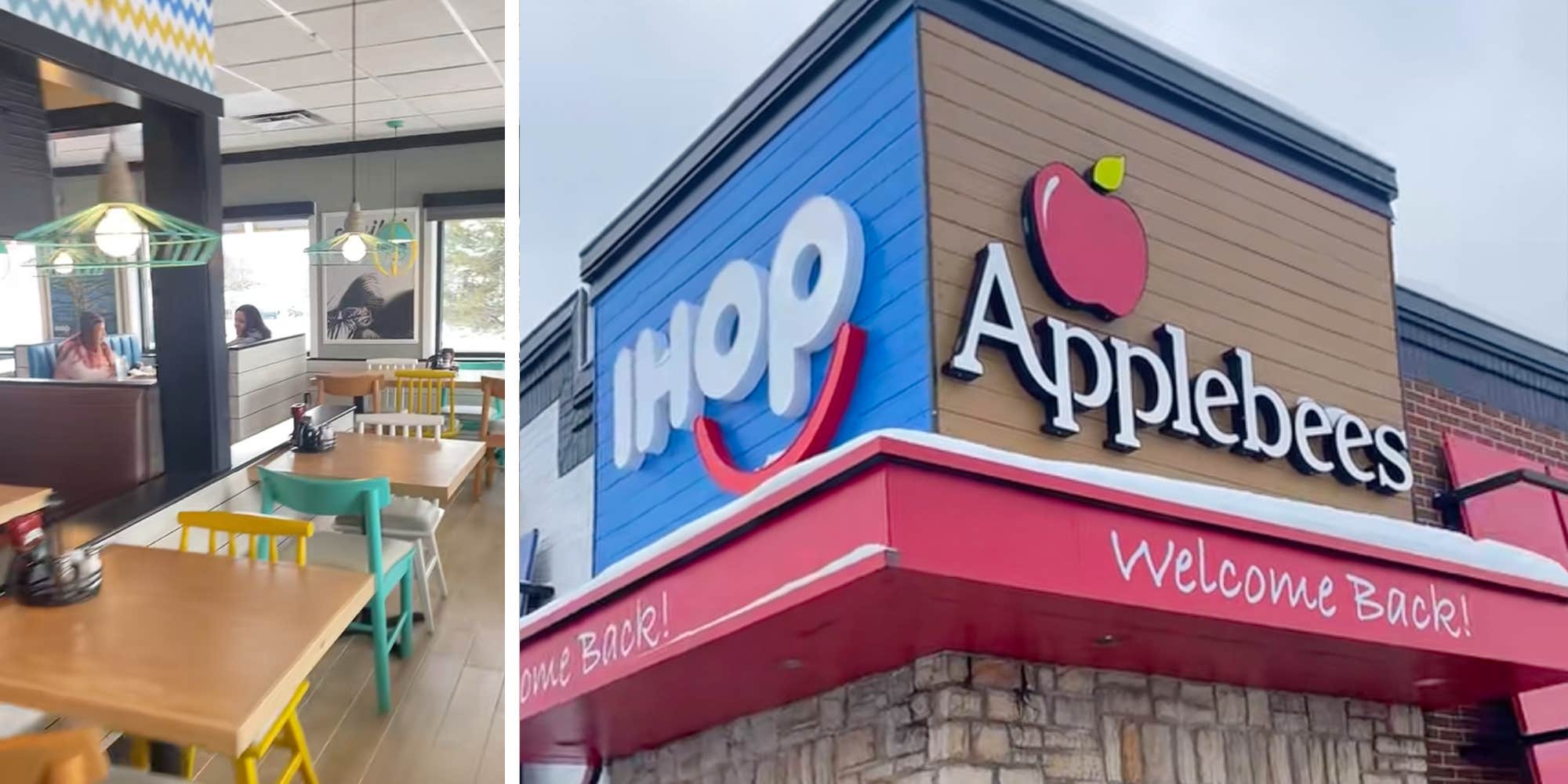 Applebee’s customer shocked to find her local restaurant combined with IHOP?