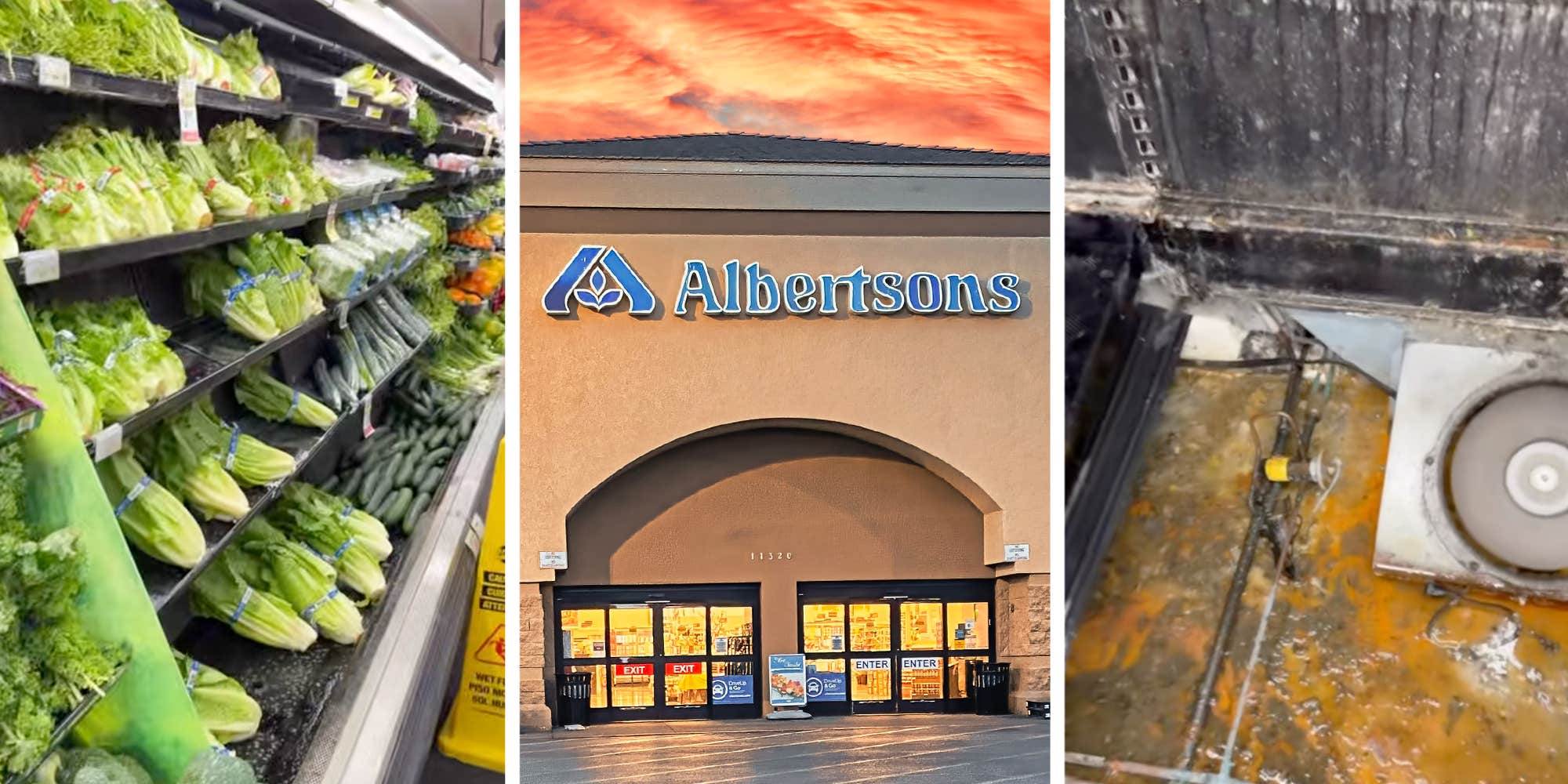 "Be careful where you buy your produce": Albertsons customers horrified by video exposing mold directly next to fresh produce