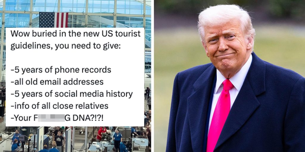 "Congrats on killing tourism": US may soon require 5 years of your social media to enter the country