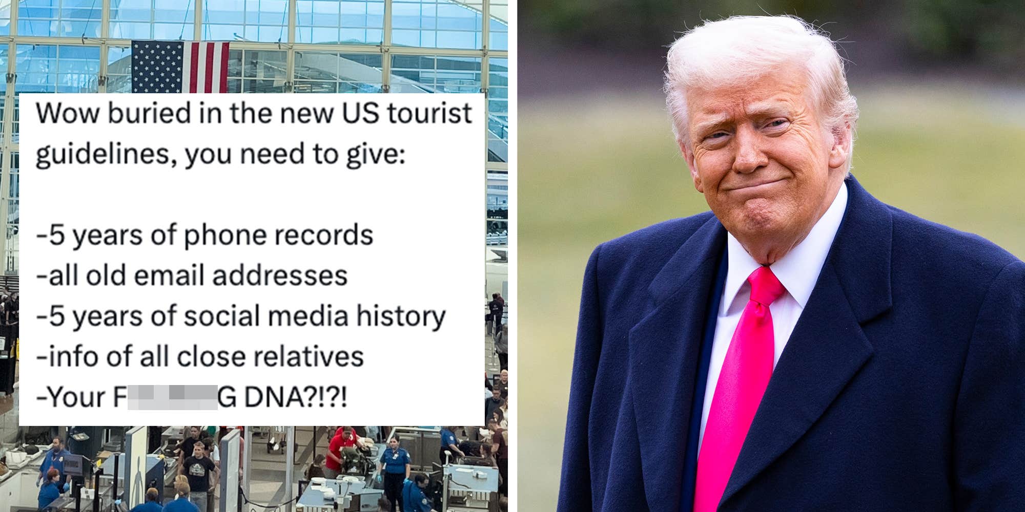 "Congrats on killing tourism": US may soon require 5 years of your social media to enter the country