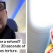 "Do we ask for a refund?": Man films crying infant mid-flight and the internet drags him