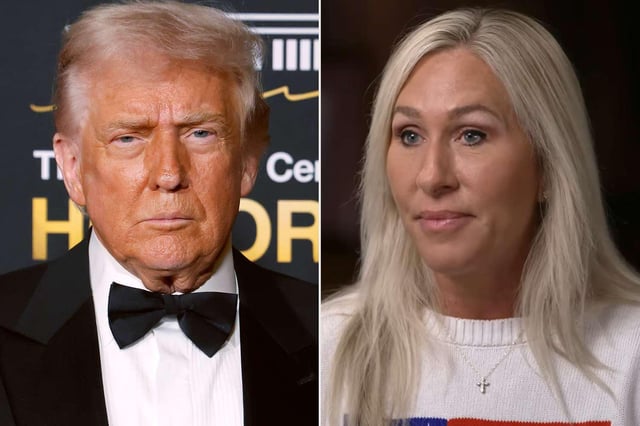 Donald Trump Says 60 Minutes Shouldn’t Be Allowed to Air After Interview with ‘Very Dumb’ Marjorie Taylor Greene