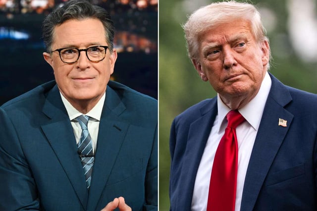 Donald Trump Slams Stephen Colbert as 'a Pathetic Trainwreck', Says CBS Should 'Put Him to Sleep'