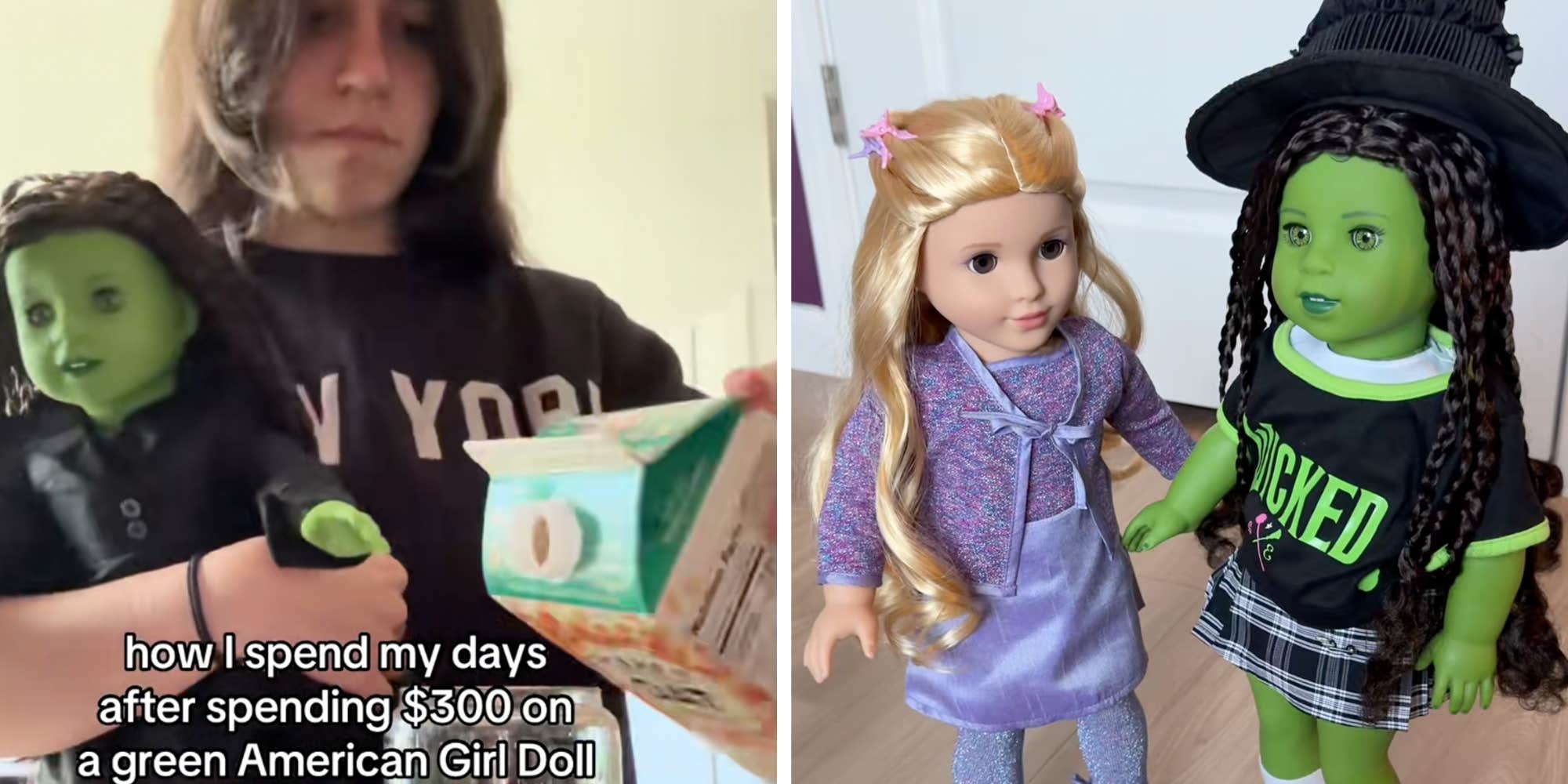 Fans are paying up to $1K for "Wicked" American Girl dolls that sold out weeks before Christmas