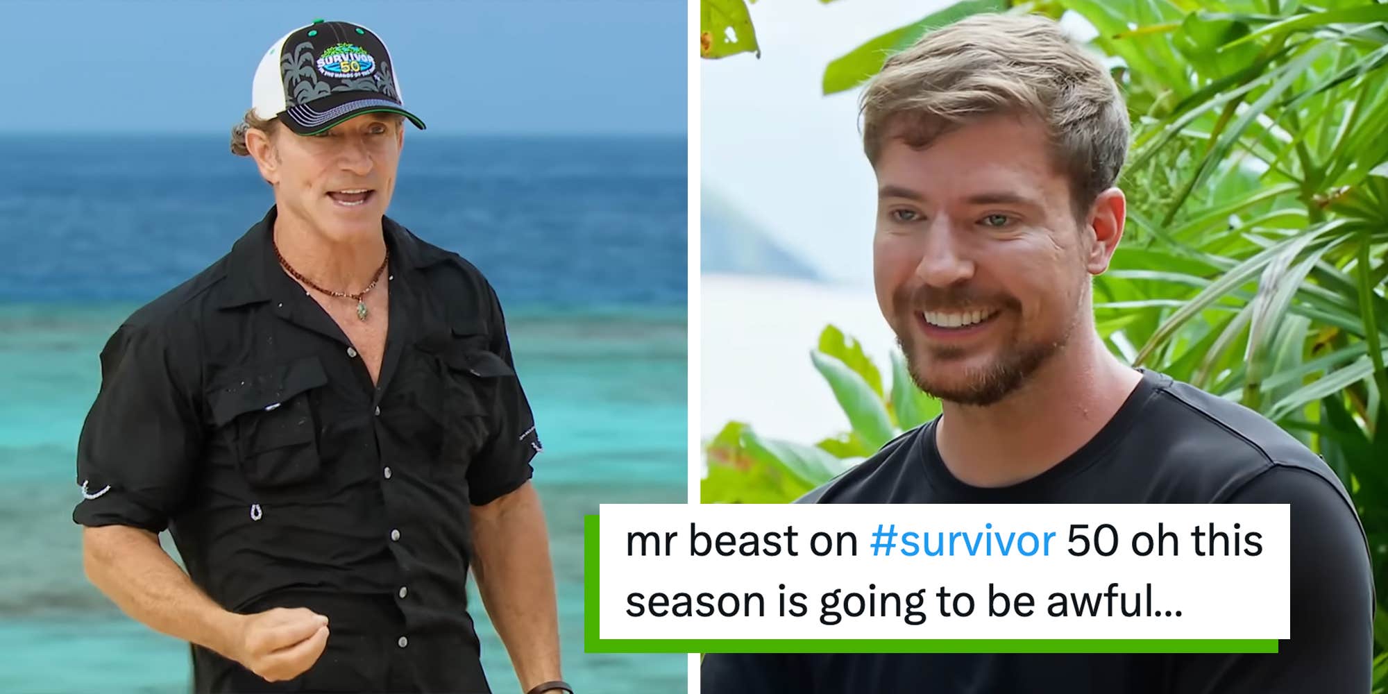 Fans of "Survivor" can't believe the 50th season includes cameos from MrBeast and Jimmy Fallon: "Thought it was a skit from a parody account"