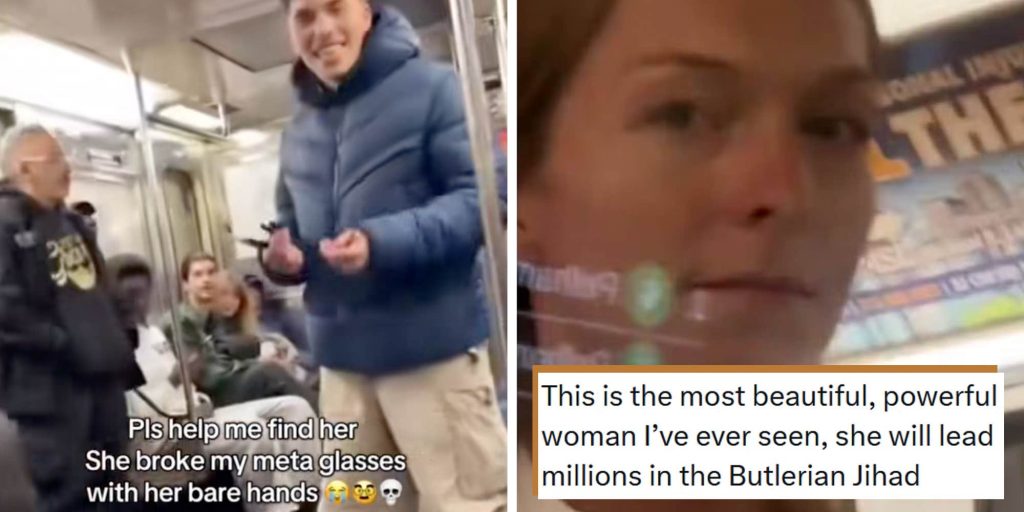"Imagine being this based": Guy says woman "assaulted" him by breaking his Meta AI glasses on the subway. The internet disagrees