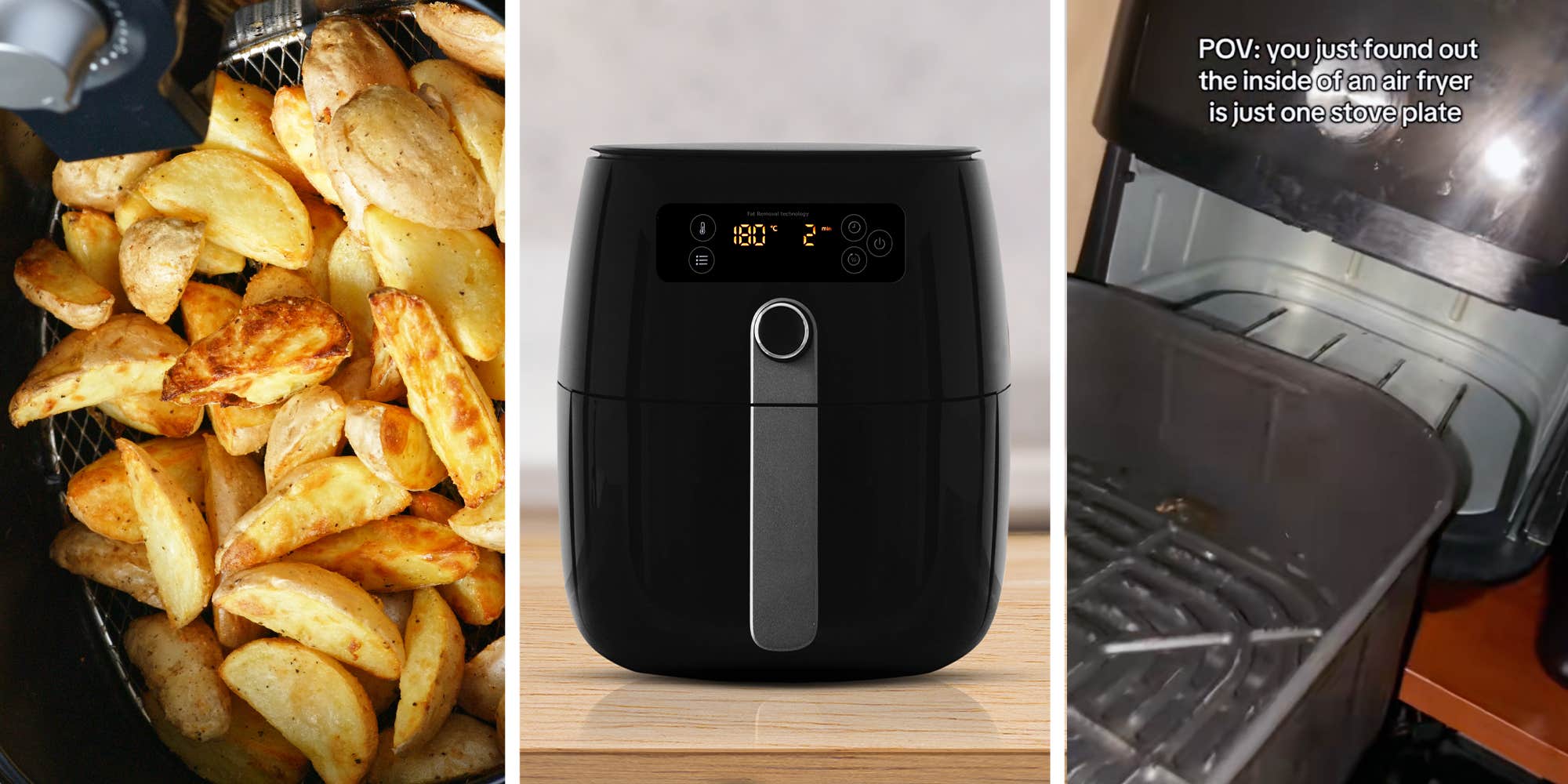 "Just a marketing ploy": People say the illusion is over after an air fryer truther's video goes viral