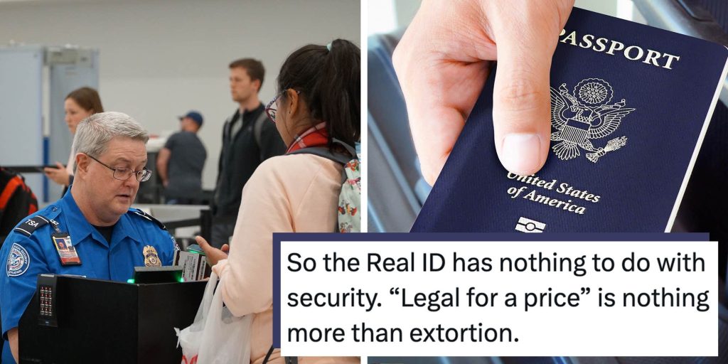 "Just a money grab": Americans blast TSA after learning flying without a Real ID will cost $45 starting February