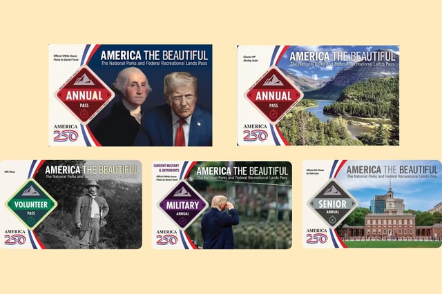 Legal experts say Trump unlawfully put own face on national parks pass