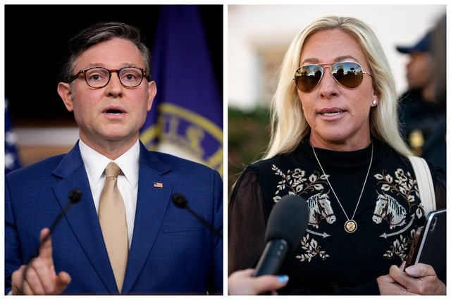 MTG plans to oust Mike Johnson before leaving Congress, report says