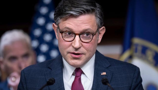 Mike Johnson warns of another Trump impeachment if Democrats win out in 2026