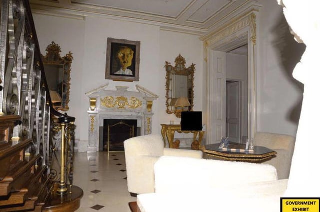 Photos show Epstein's Manhattan townhouse and Trump's Oval Office with similar gold decor