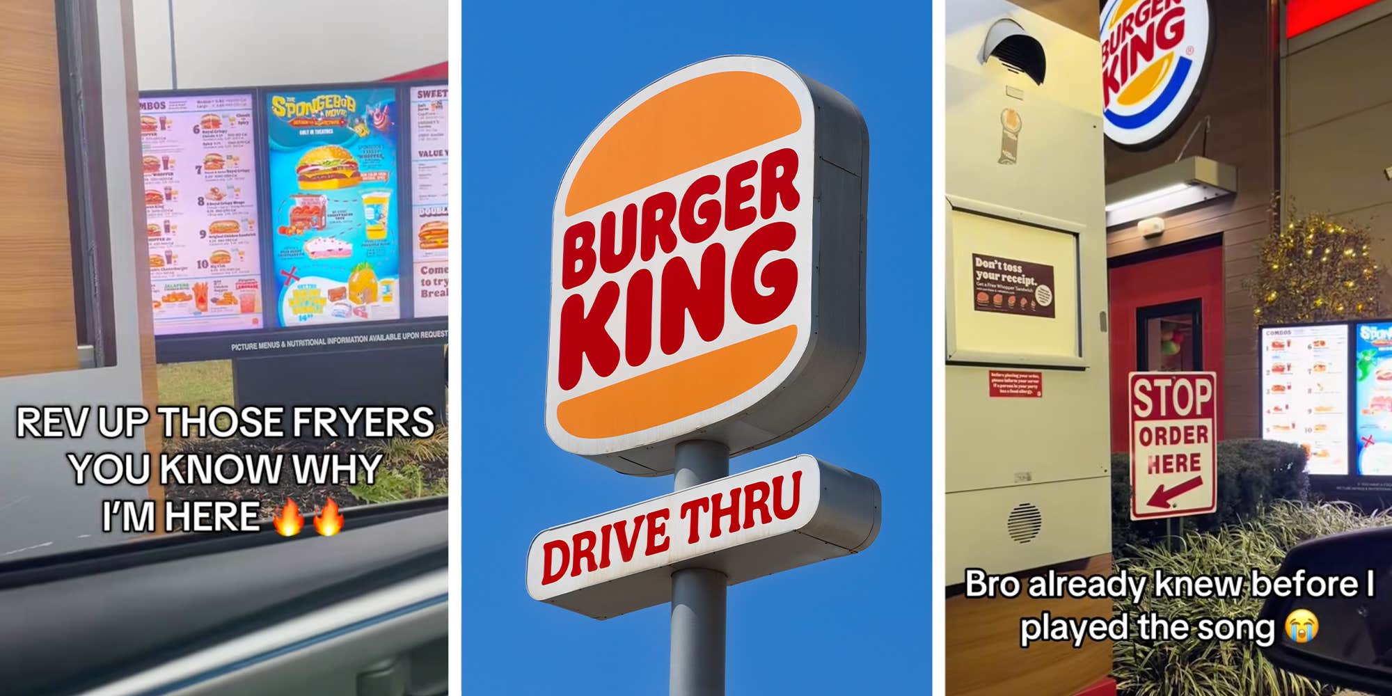 "Rev up those fryers!": SpongeBob fans are blasting loud sounds Burger King's drive-thru window. Workers have had enough