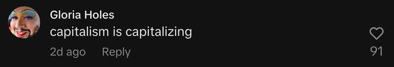 “capitalism is capitalizing.”