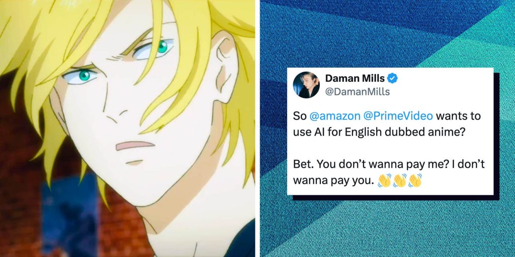 Shows how important real actors are": Amazon Prime Video users are canceling their accounts after noticing AI dubbing in "Banana Fish