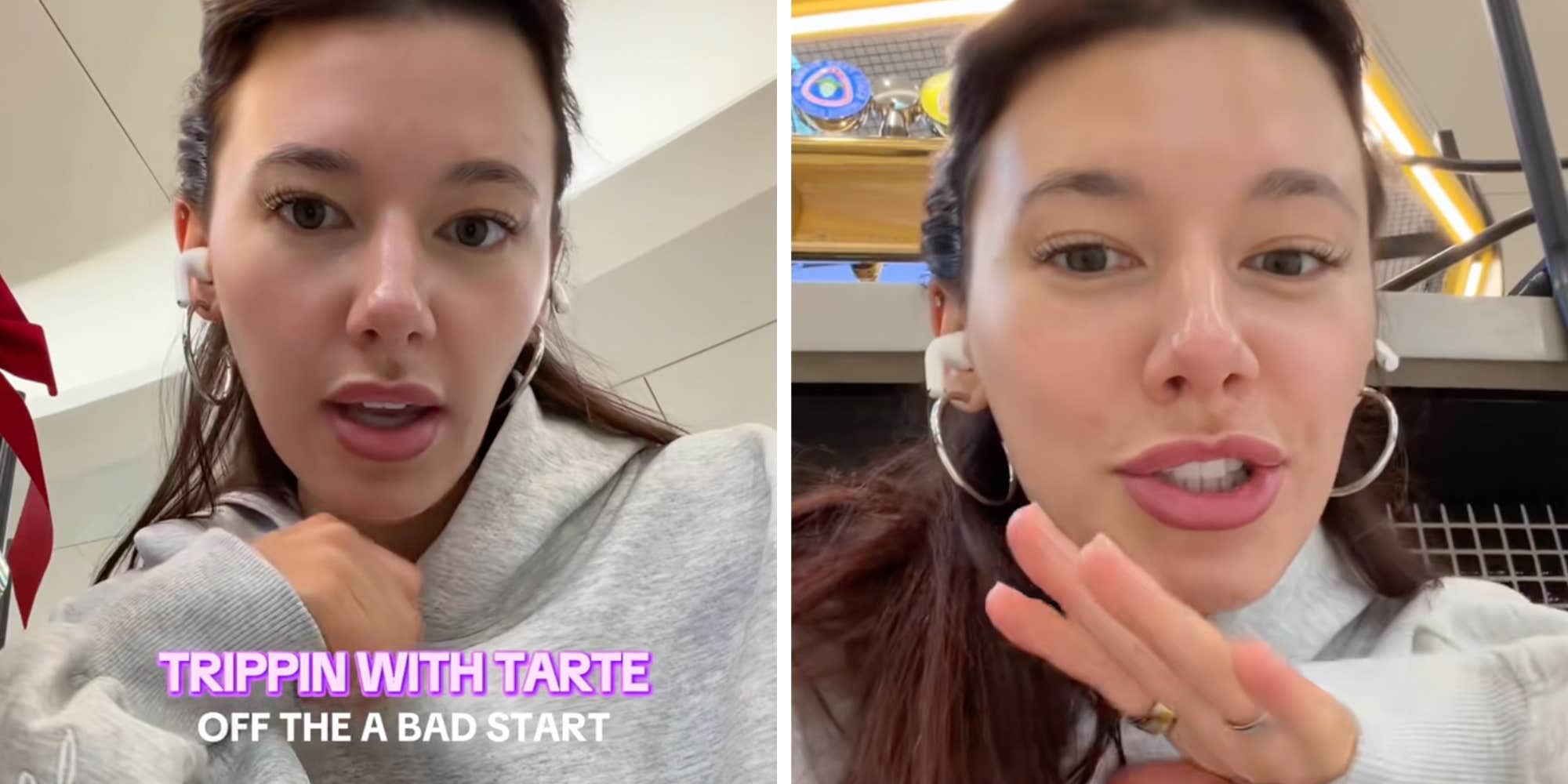 "So out of touch": Influencer slammed over response after missing flight for luxury Tarte brand trip