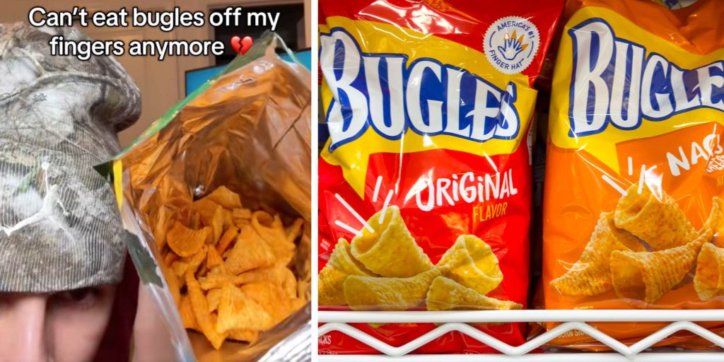 "Thanks for ruining my childhood": Customer devastated to find Bugles don't fit on his human fingers anymore