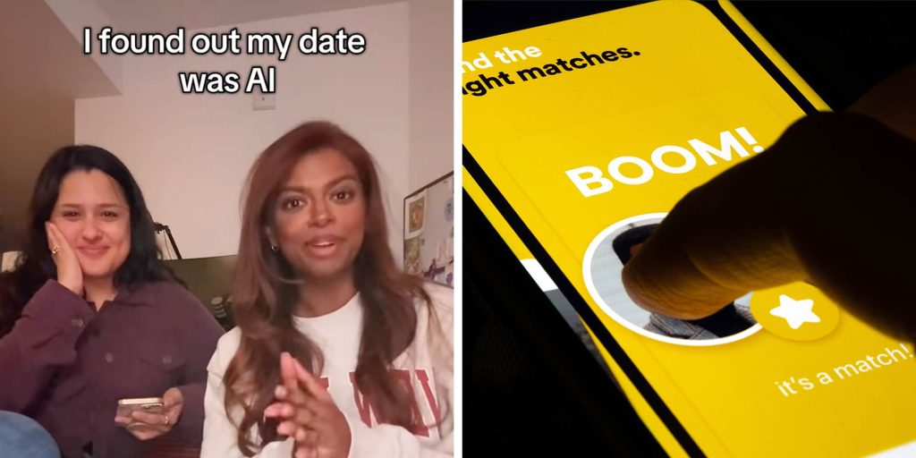 "That's terrifying omg": Woman spots AI "tells" in her Bumble date's photos before meeting him