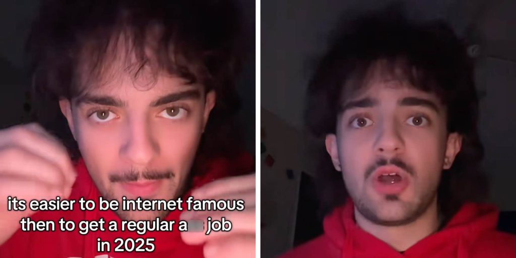 "The job market is disgustingly terrible": Creator explains how "it's easier to be internet famous" than to get a regular job in 2025