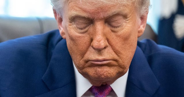 Trump, 79, Dozes Off Again During Peace Agreement Signing