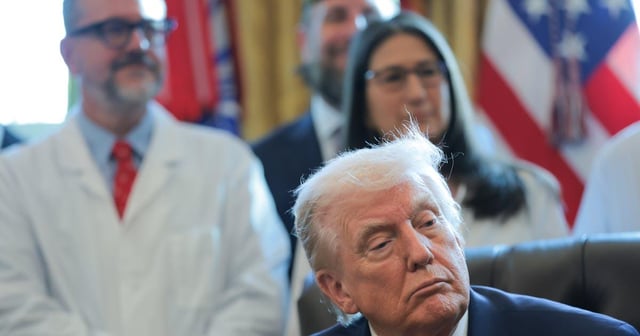 Trump, 79, Falls Asleep After Signing Marijuana Executive Order