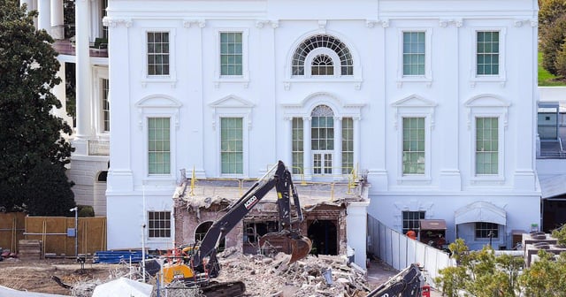 Trump Hit With Massive Lawsuit Over His Tacky Ballroom | Donald Trump is being sued for destroying the White House to build his gaudy ballroom.