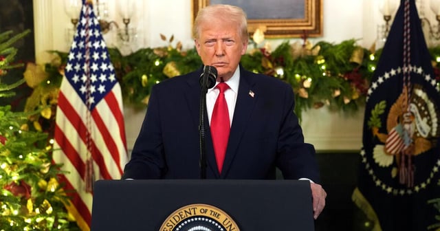 Trump Rants Incoherently at 2X Speed in Bonkers TV Address