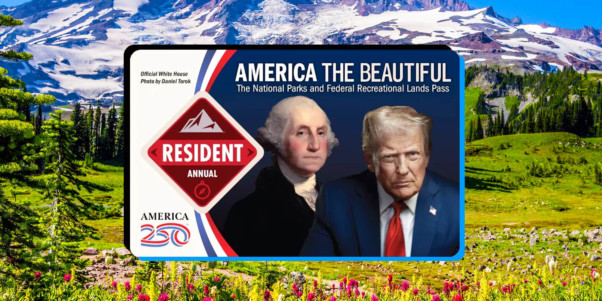 Trump mocked for putting his face on America the Beautiful passes for National Parks: "I’d pay more to NOT have that version"