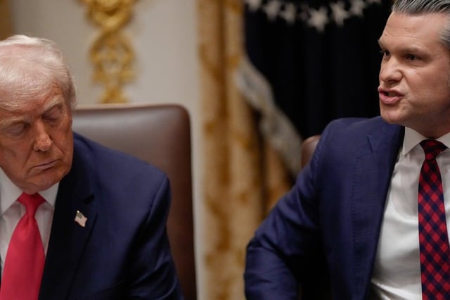 Trump no longer pushing back when insiders say Hegseth is not up for the job