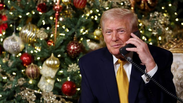 Trump tells 10-year-old child he made sure ‘a bad Santa’ is not ‘infiltrating’ the US