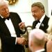 Trump’s Bandaged Hand Shows Up for Kennedy Center Honors Dinner