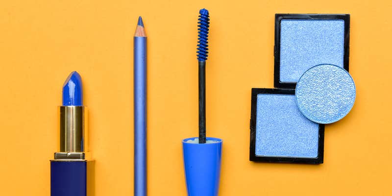 blue pigment in makeup
