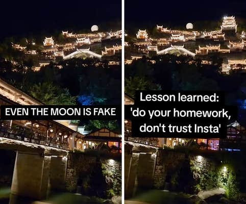 even the moon is fake